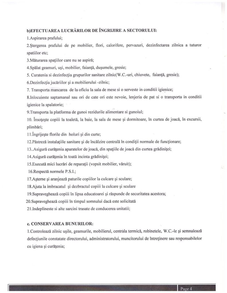 Anunț concurs
