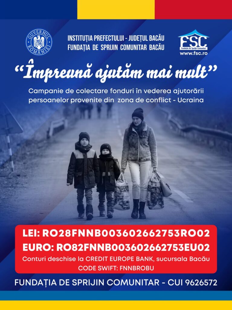 Afiș împreună ajutăm mai mult